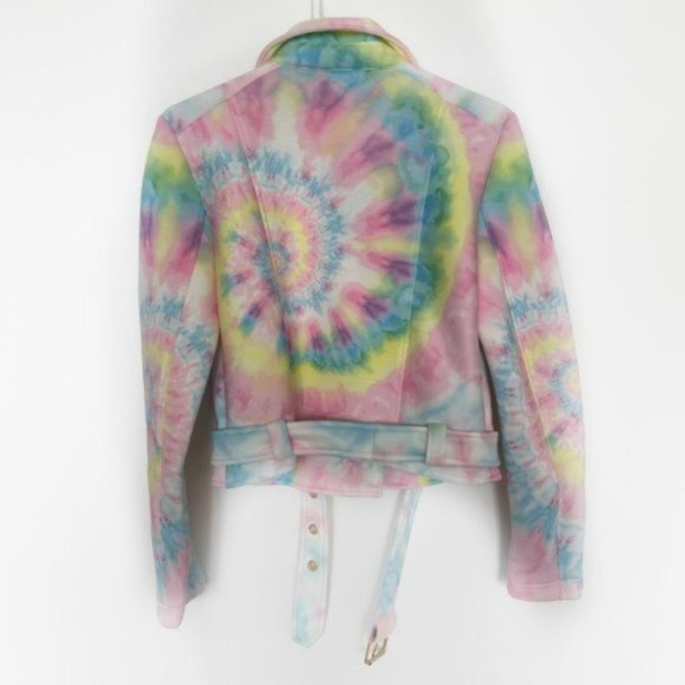 Sugarpills Dolls Kill Tie Dye Moto Jacket View 3